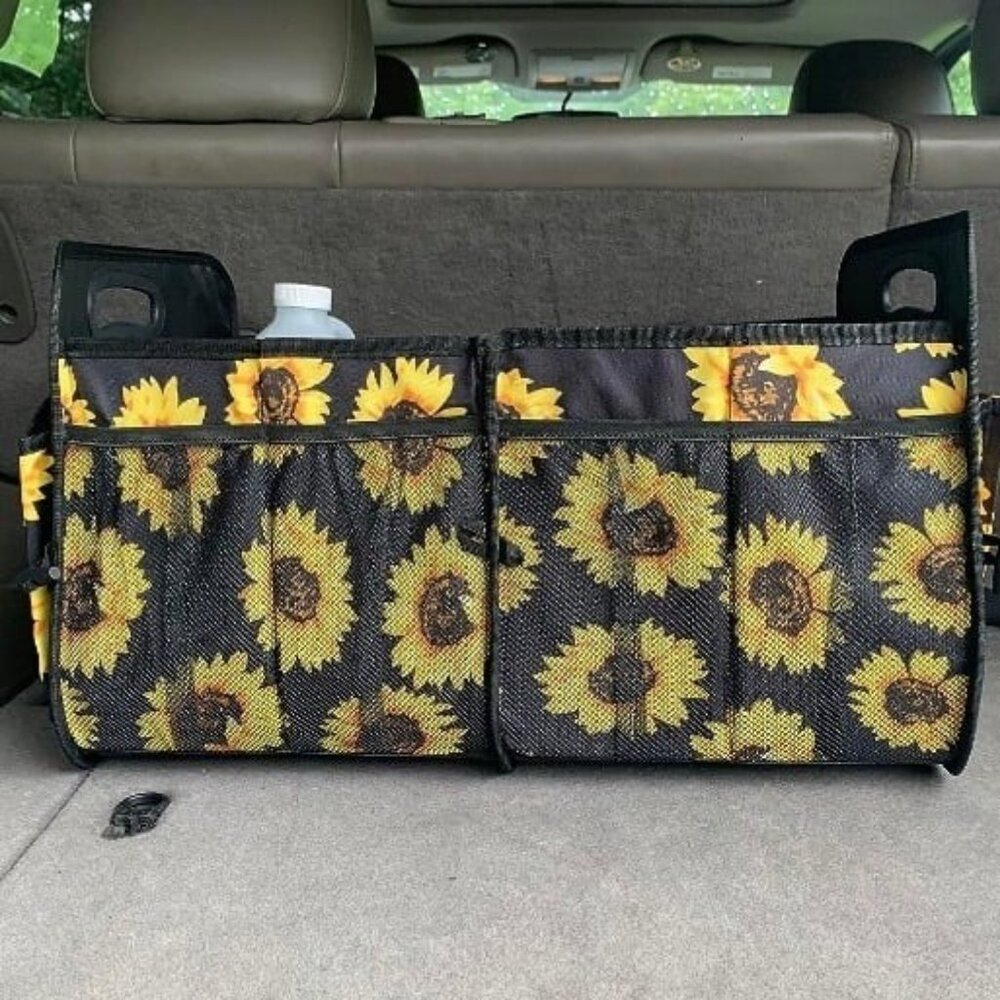 Car Trunk Organizer Storage Organizer with 72L Large Capacity Waterproof